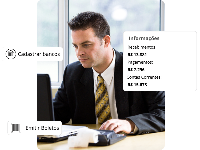 Tela do módulo Financeiro